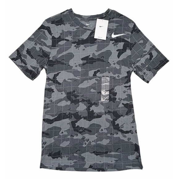Nike Other - Nike Mens Dri Fit Camo T-Shirt Short Sleeve Smoke Grey Athletic Activewear NEW